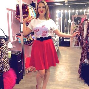 Hell Bunny Lrg. Gabby Skirt